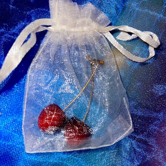 Betsey Johnson Jewelry - Giveaway! These cherry earrings and a pair of Betsy Johnson earrings as well!